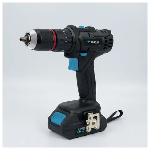 Kit Taladro Percutor Inalámbrico 13mm 20v 1500rpm 2 Baterías